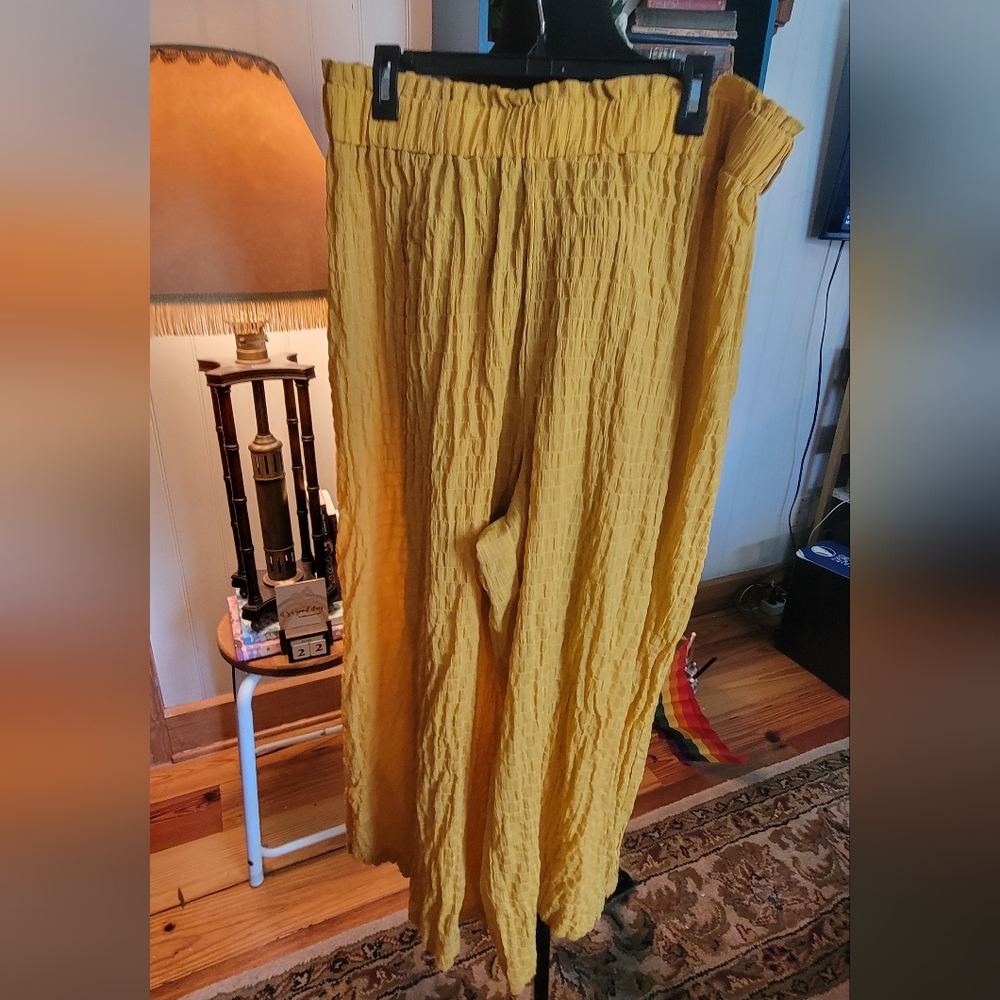 BOGO Plus Size 3xl Gaucho Wide Leg Pants - Picture 4 of 10